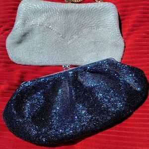 Vintage Elegant Glass Beaded Evening Bag Clutch Purse Japan Richere Bag Walborg